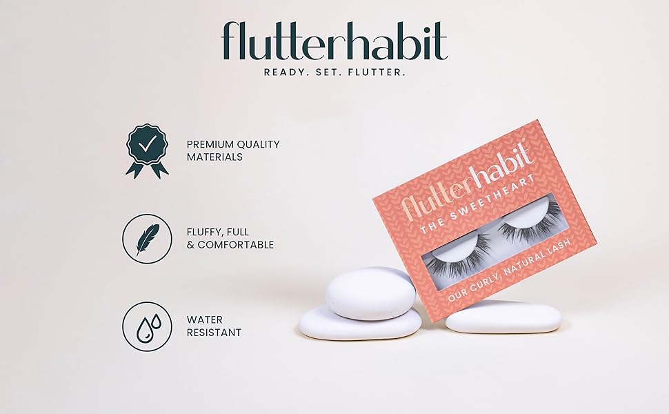 Amazon.com: FlutterHabit The Sweetheart Lashes, DIY Lash Extensions [Up ...